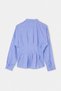 Blue Striped Shirt with Pleated Back Detail Tdrss26Go00116 - 6