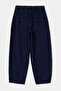 Koyu Mavi Cep Detaylı Normal Bel Barrel Jeans TWOAW27JE00026 - 7