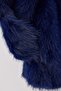 Navy Blue Regular Fit Fur Large Size Coat Tbbaw25Aw00000 - 3