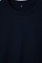 Navy Blue Regular/Comfortable Fit Waffle Textured Knitted Sweatshirt Tmnaw27Sw00011 - 6