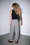 Green Plaid Pattern Comfortable Fit Elastic Waist Pants with Pockets Tdrss26Pl00061 - 3