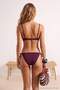 Mürdüm Kaplı Brazilian Klora&Suya Dayanıklı Uzun Ömürlü LYCRA®XTRA LIFE Bikini Takımı TBESS25BT00073 - 3