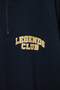 Navy Blue Boy's Stand Collar Zippered Embroidered Thick Non-Embossed Knitted Sweatshirt Tkdaw27Sw00012 - 7