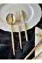 Almeria Titanium Gold 42 Piece 6-Person Cutlery Set - 3