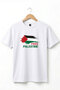 Free Palestine Free Palestinian Printed 100% Cotton Premium White T-Shirt