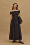 Gathered Skirt Black - 3