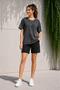 Basic T-Shirt with Chain Detail on the Collar