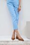 Elvin Tan Color Pointed Toe Heeled Shoes with Chain Accessories - 6