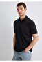 M0612011 Polo Neck T-Shirt Men's T-Shirt Black - 3