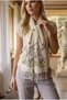 Lavender Printed Small Cotton Scarf - 2