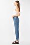 Women's Elastic Jogger Pants Dark Blue - 4