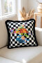 Floral Gingham Pattern 43X43 cm Throw Pillow Cover - 2