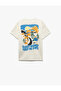 Cotton Crew Neck Printed Short Sleeve T-Shirt - 2