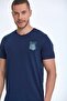 Navy Blue Elly Printed Men's T-Shirt