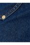 High Waist Flared Jeans with Buttons - 7