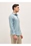 Men's Light Blue Tailored Fit Solid Formal Shirt for Every Occasion - 3