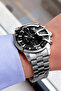 Exclusive Men's Wristwatch 3 Atm Water Resistant Silver Color Steel Band Dke2116C5 - 2