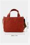 Canvas Strap Daily Use Shoulder and Hand Bag Tote Bag - Hard Fabric - 5