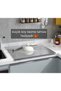 Gkd Top Quality Stainless Steel Cutting Board 50 X 60cm+ Cutting Board with Gift, Single Side Bendable Countertop Protector