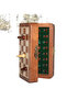 Mini Size Mahogany Wood Chess Game with Magnet Stone and Wooden Foldable Box - 3