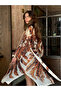 Design Palmera Wrap Kimono Women's Brown - 5
