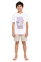 Boy's Digital Harder Printed White T-Shirt 100% Cotton