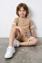 Armalı Honeycomb Fabric Piping Boys' 2-Piece Set