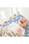 Mono Lapin Royal Blue Muslin Baby Cover - 2