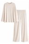 Stone Color Modal Blended Blouse - 5