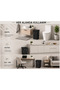 Sİyah  Marble Çöp Kovası 20 l - 3