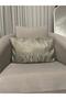 Double-Sided Imported Lara Pattern Throw Pillow Cover-Anthracite - 3