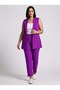 Plus Size Women's Black Casual -Office Combination |   Elegance and Comfort Together - 4
