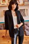 Women's Black Shawl Collar Atlas Jacket CKT-19000139 - 2