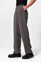 Anthracite High Waist Pleated Baggy Men's Trousers - 4