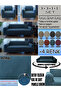 Bohem Cotton Fabric Sofa Cover Set - 3+3+1+1 Set Comes in 7 Kg. It Is Thick and Durable.
