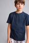 100% Cotton Printed T-Shirt Shorts Pajama Set Boys H4112A826Hs - 2