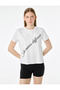 Comfortable Fit Short Sleeve Crew Neck Printed Sports T-Shirt - 2