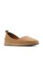 Tan Leather Women's Flat Ballerinas 01Wy1507 - 2