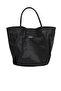 Black Leather Women's Shoulder Bag 01Wb0014 - 2