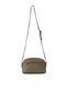 Khaki Leather-Suede Women's Crossbody Bag - 4