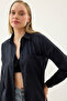 Basic Oversize Front Pocket Shirt - 7