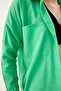Basic Oversize Front Pocket Shirt - 7