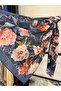 Crepe Shawl, Floral Patterned Stylish Design. Durable, Does Not Need Ironing - 2