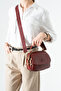 Tn-101 Women's Shoulder Bag Handbag Crossbody Bag Burgundy - 2