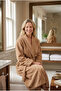 Bukle Bathrobe, Shawl Collar Bathrobe, Cotton Women'S/Men's Bathrobe, Unisex Bathrobe - 2