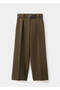 Belted Straight-Cut Trousers - 3