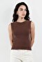 Busem Crew Neck Sleeveless Basic Blouse - 6