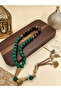 33 tiger's eye stones with malachite Prayer Beads/Tasbih/10mm/for men and women/Perfect Ramadan Gift - 4
