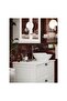 BROFJÄRDEN 3-piece bathroom set, grey - 4