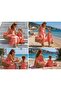 Straw Bag Beach Bag Beach Mommy Daughter Model - 3